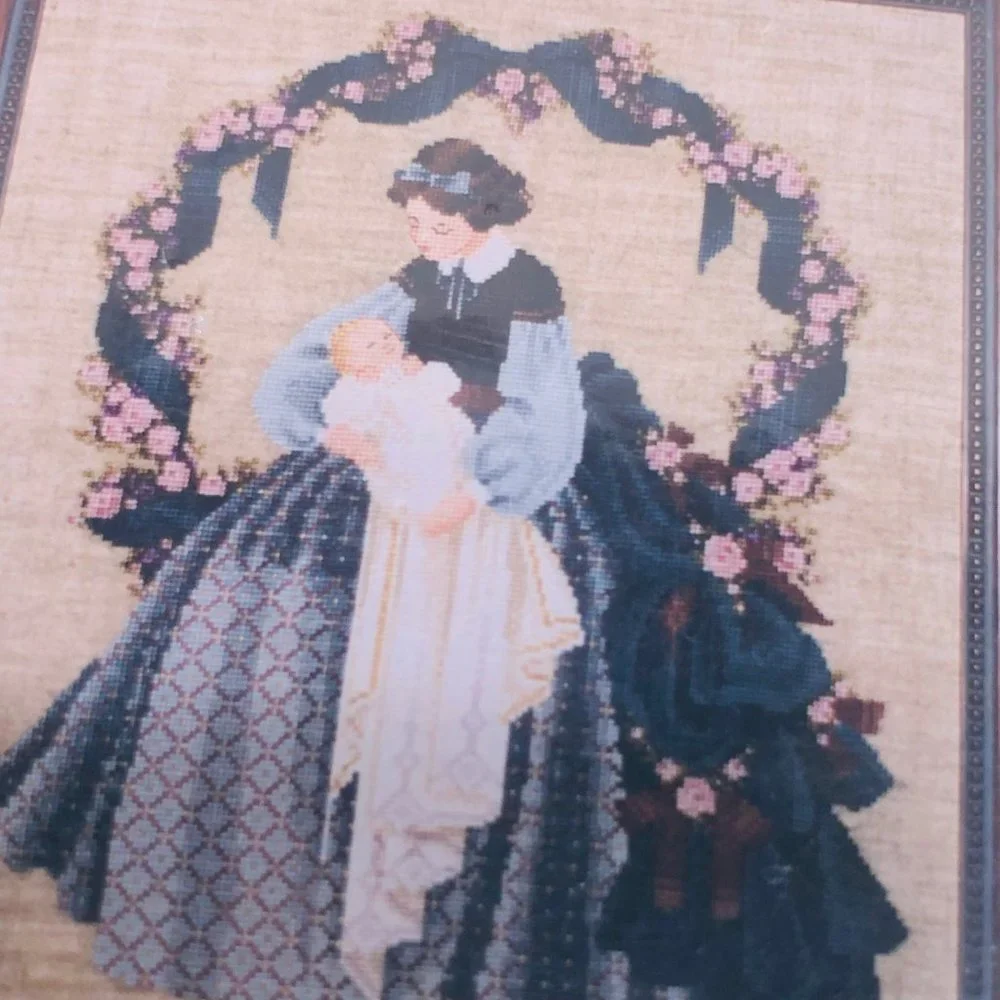 NEW Lavender & Lace Cross Stitch Pattern #14 SWEET DREAMS Marilyn Leavitt Imblum
